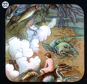 THE WATER-BABIES - magic lantern slide